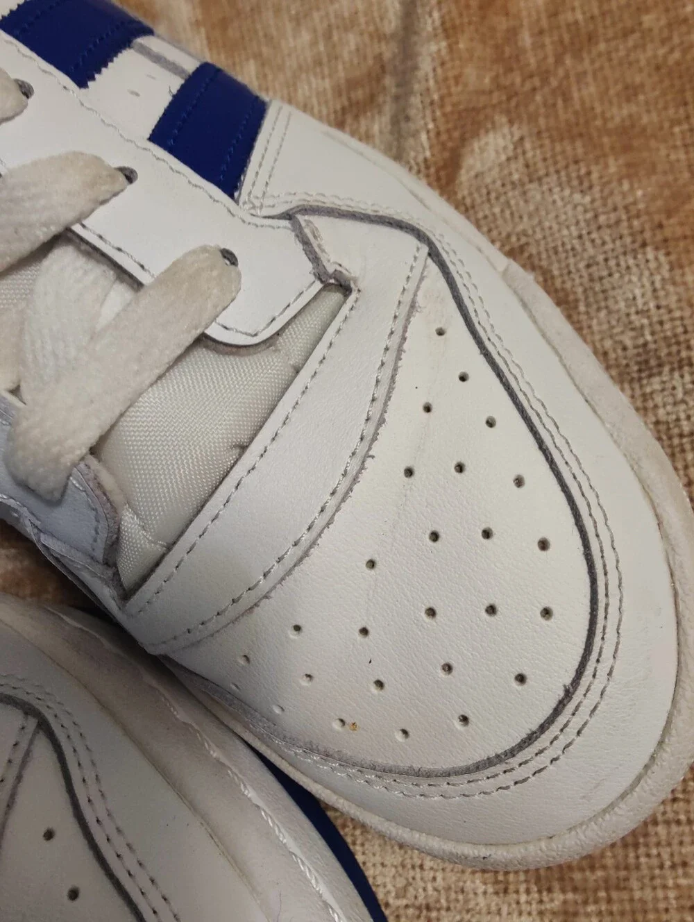 Adidas Forum Mid 84 OG – White/Royal Blue – Men’s Size 9.5
